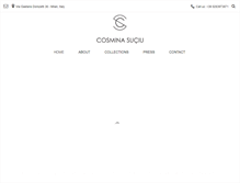 Tablet Screenshot of cosminasuciu.com